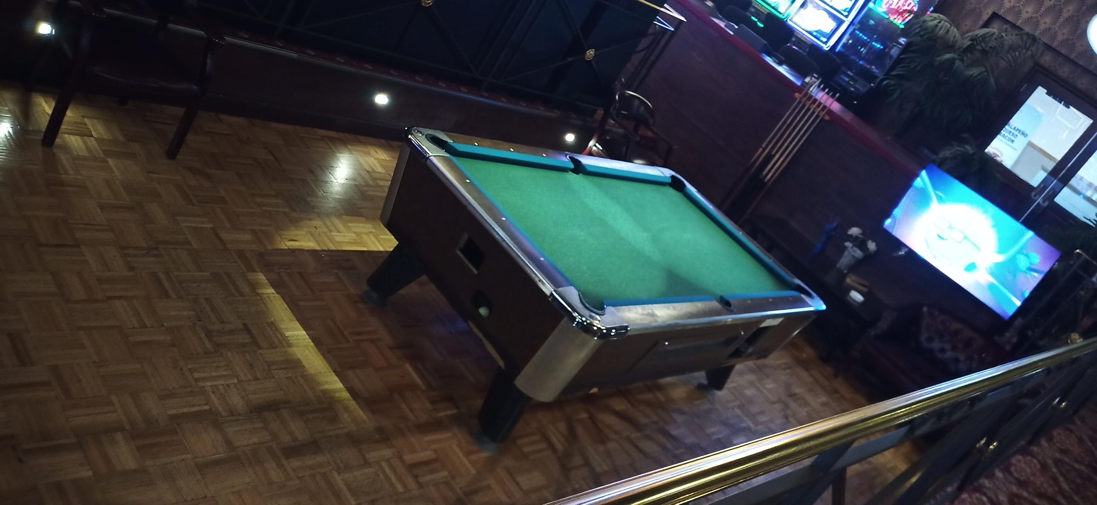 Our on-site pool table.
